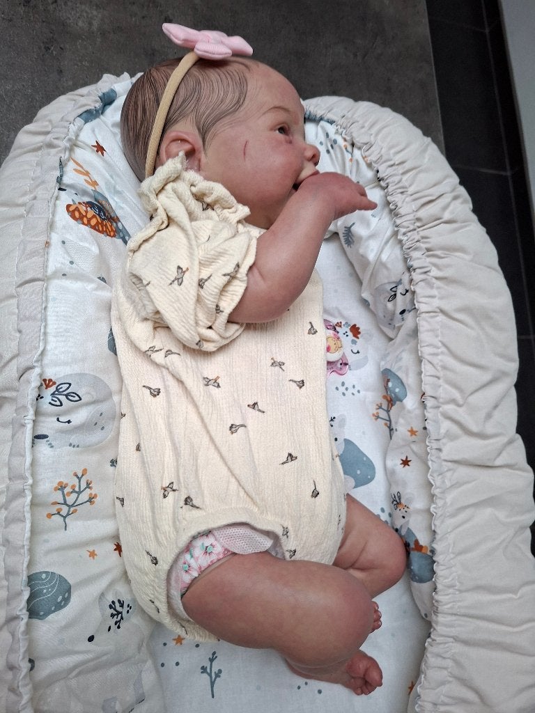 Reborn baby gelimiteerde editie met certificaat, Verzamelen, Ophalen of Verzenden, Nieuw, Babypop, Levensecht of Reborn