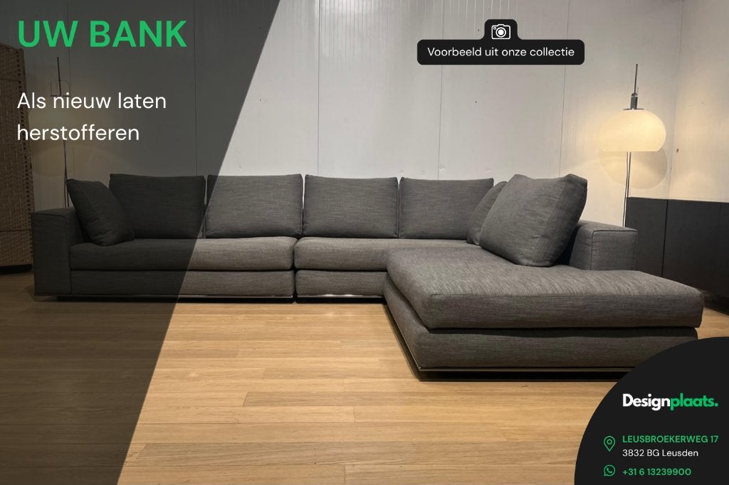 Minotti Bank Herstofferen, Huis en Inrichting, -, Overige maten, -, Nieuw