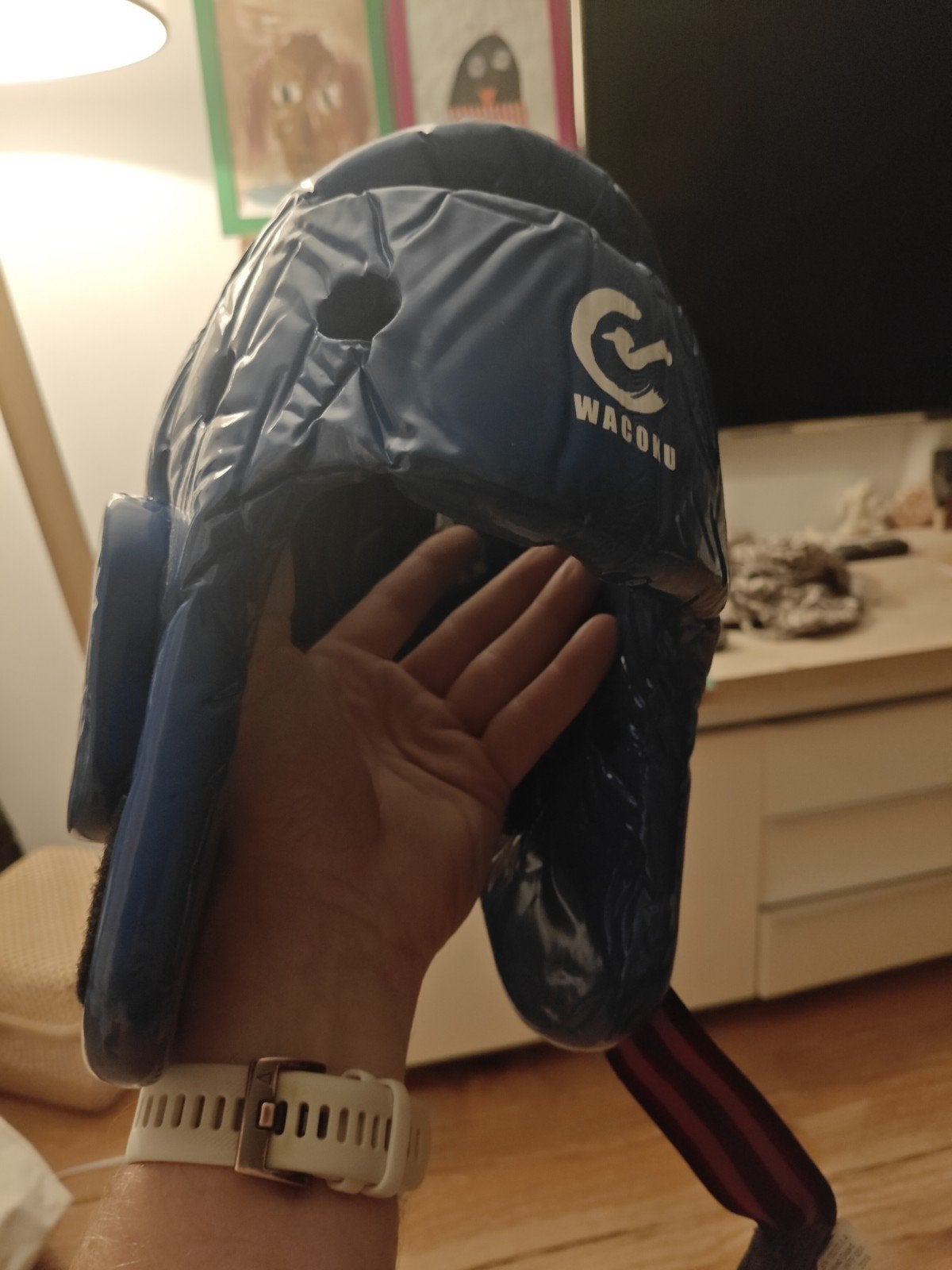 Wacoku Taekwondo Hoofdbeschermer - Maat S, Taekwondo, Vechtsportbescherming, Ophalen of Verzenden, Zo goed als nieuw
