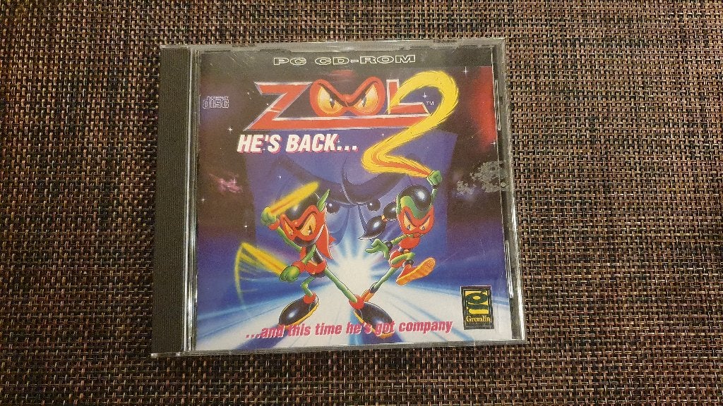 PC GAME - Zool 2 , He's Back - Gremlin 1994 1995 CD-Rom CD, Spelcomputers en Games, Games | Pc, 1 speler, Ophalen of Verzenden