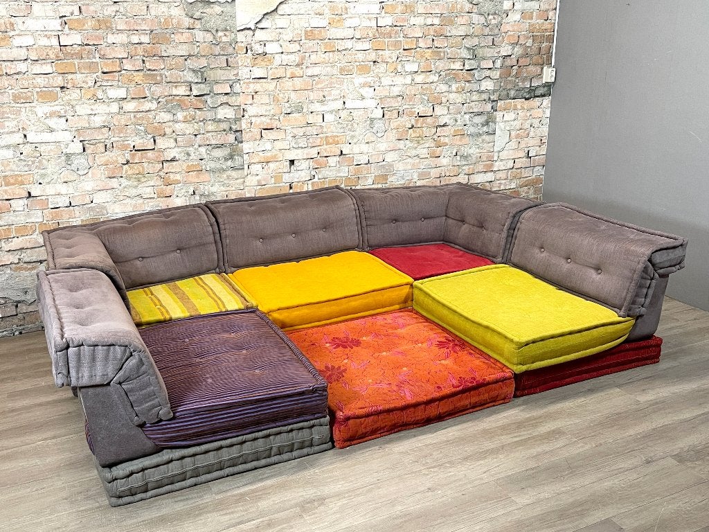 Roche Bobois Mah Jong – Meerkleurig stof | Hans Hopfer, Ophalen, 250 tot 300 cm, Overige maten, Design