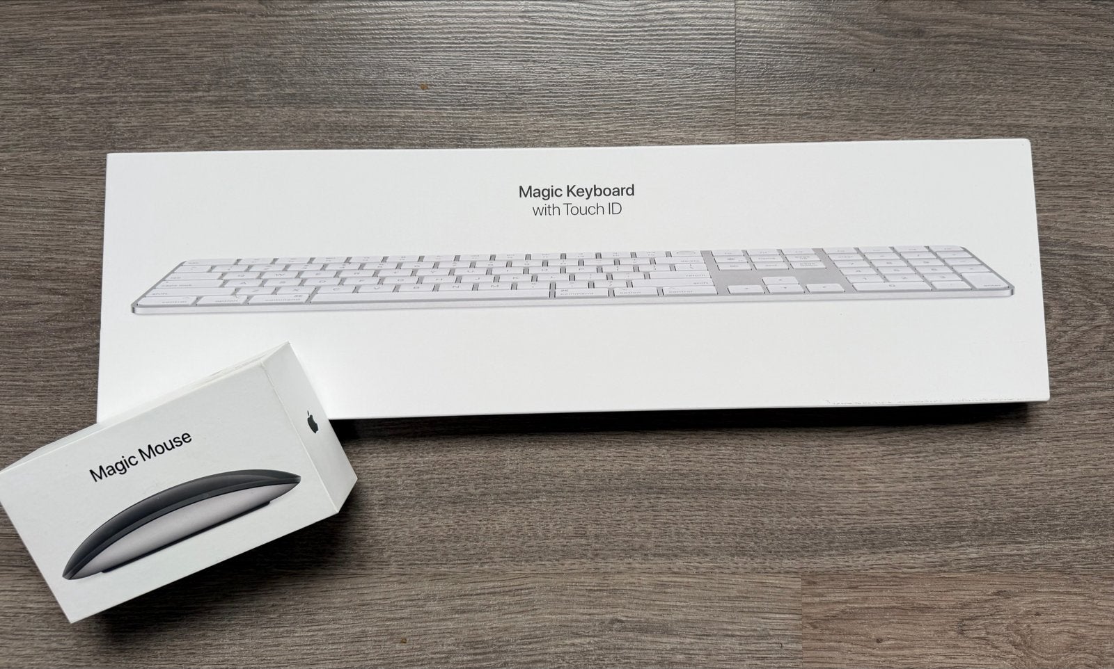 Apple Magic Keyboard met Touch ID & Magic Mouse, Computers en Software, Toetsenborden, Nieuw, Ophalen of Verzenden, Draadloos