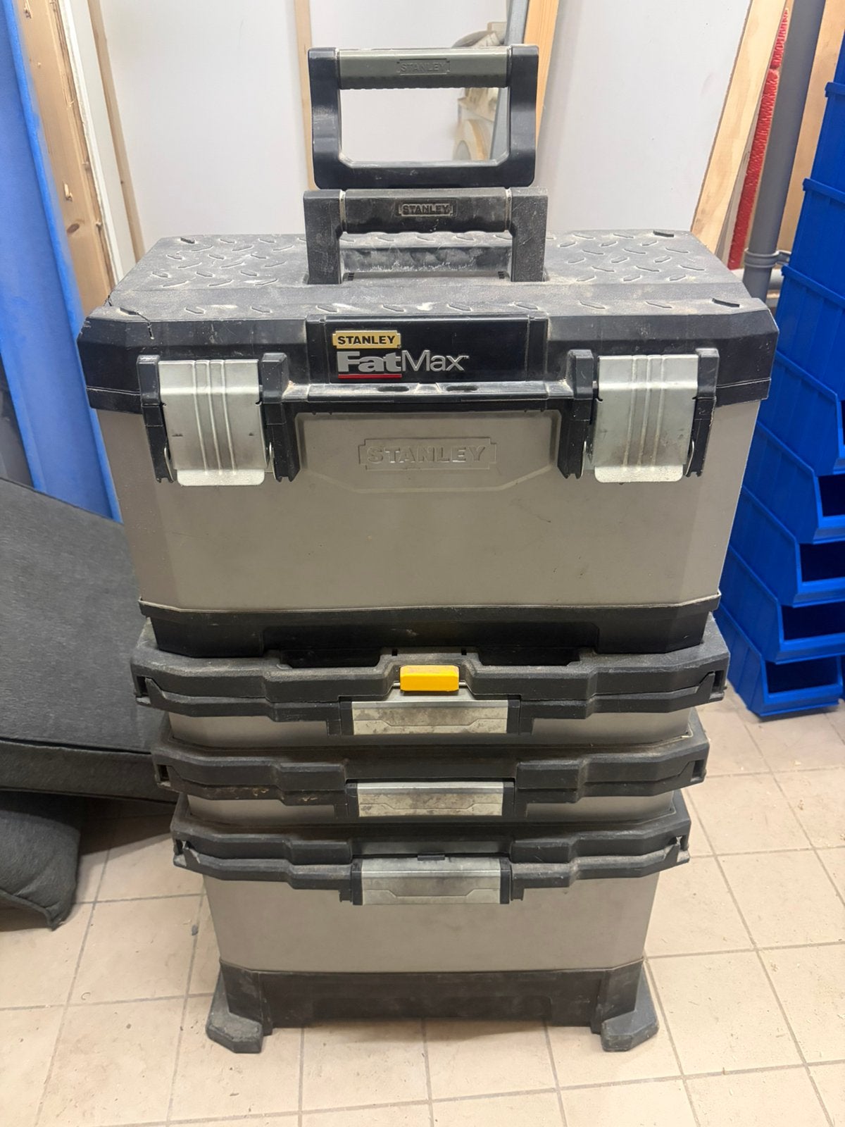 Stanley fatmax gereedschaptrolley, Ophalen, Zo goed als nieuw