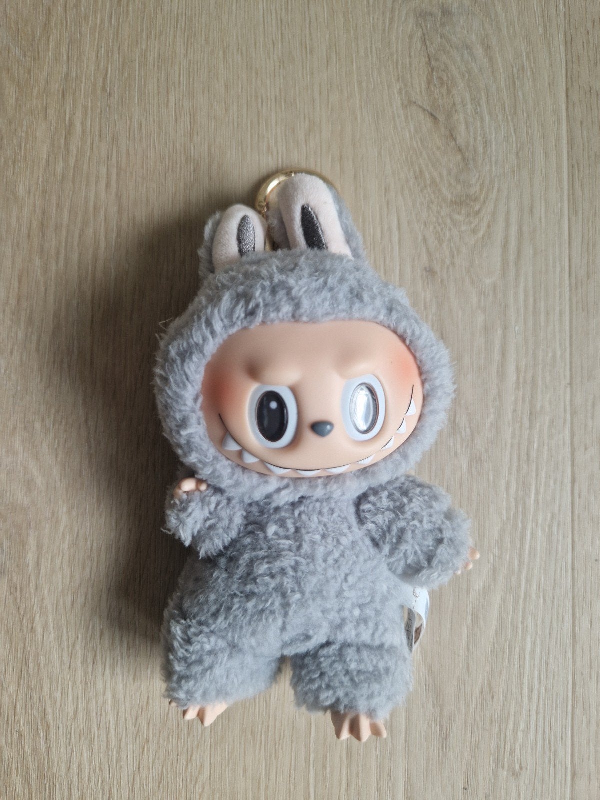 Originele Labubu Macarons Sesame sleutelhanger, Overige merken, Overige karakters, Overige typen, Grijs