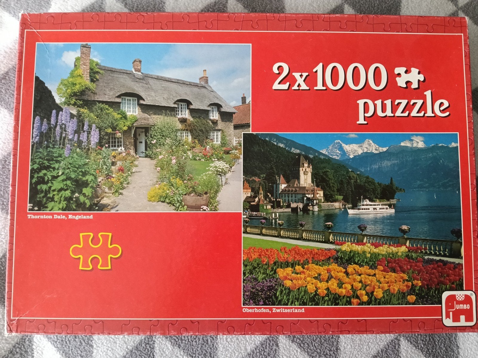 2 leuke puzzels, ieder 1000 stukjes, Ophalen, 500 t/m 1500 stukjes, Zo goed als nieuw, Legpuzzel