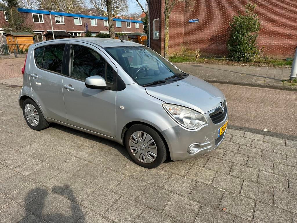 Opel Agila 1.2 Enjoy Automaat Trekhaak Airco, 4 cilinders, Elektrische ramen, Origineel Nederlands, Bedrijf