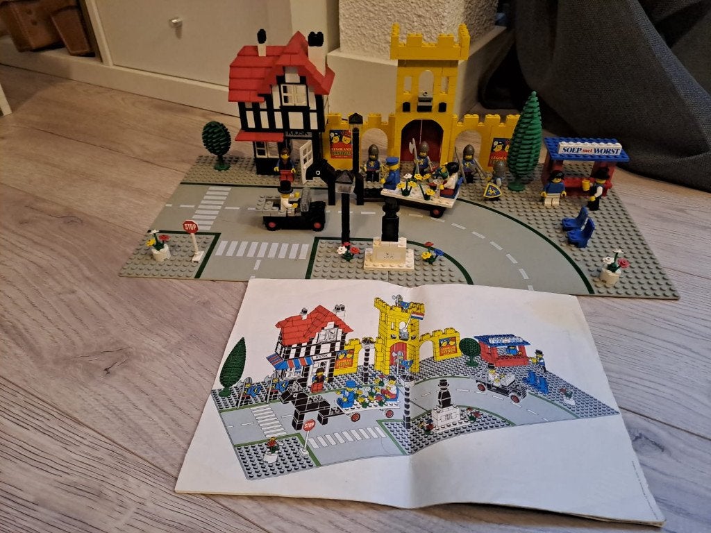 LEGO 1592 Town Square (1980), Kinderen en Baby's, Speelgoed | Duplo en Lego, Compleet, Gebruikt, Overige thema's, Lego