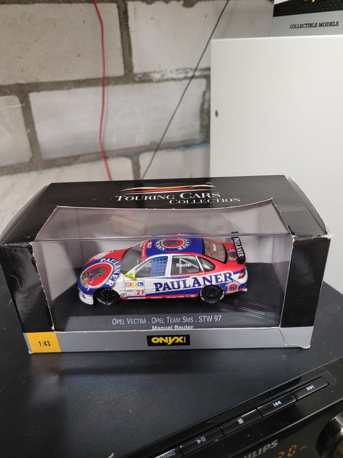 opel vectra onyx 1:43 XT063, Hobby en Vrije tijd, Modelauto's | 1:43, Ophalen of Verzenden, Zo goed als nieuw, Auto, Overige merken