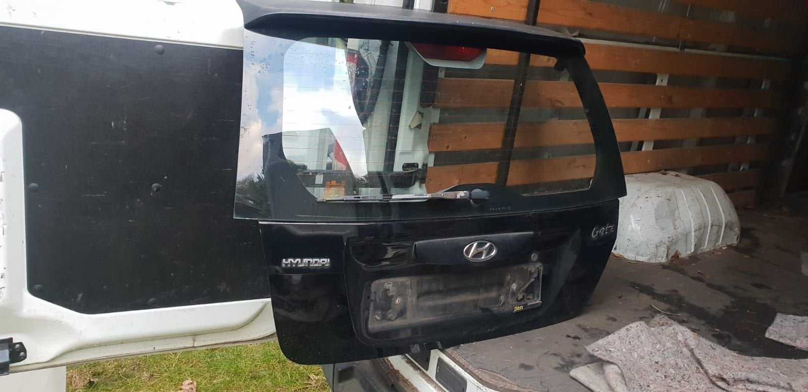 HAYUNDAI GETZ ACHTERKLEP +SPOILER BJ 2006, Auto-onderdelen, Gebruikt, -, Ophalen of Verzenden, Achter