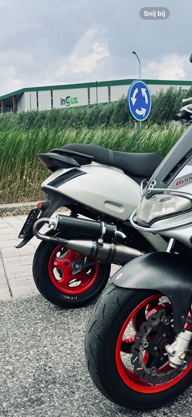 Terugloop uitlaat 180cc, Ophalen of Verzenden