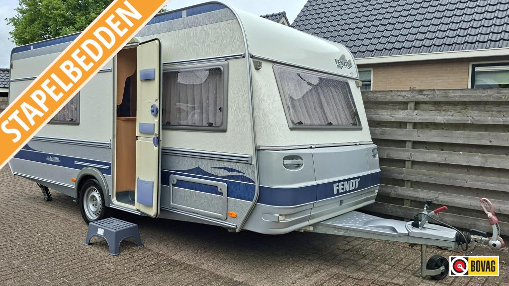 Fendt Saphir 490 TKM incl. mover en voortent !, Caravans en Kamperen, Bedrijf, Treinzit, Schokbreker, 1000 - 1250 kg