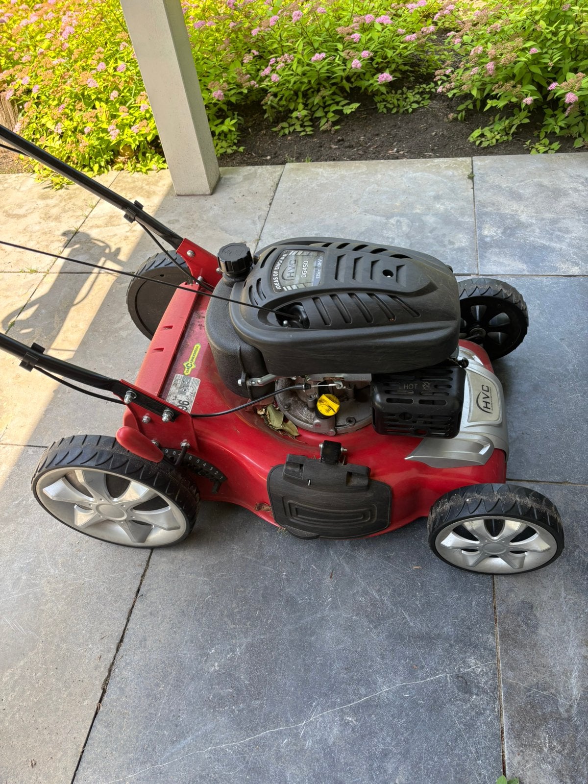 Motormaaier Grasmaaier HVC DG450, Tuin en Terras, Ophalen