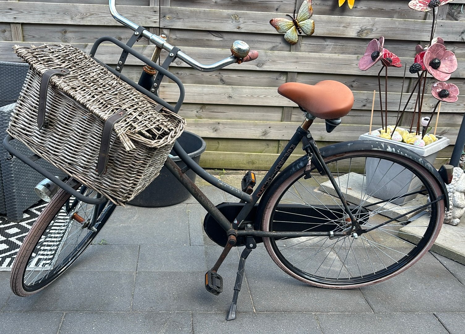 Vintage Damesfiets met Mand - opknapper, Velgrem, Versnellingen, Ophalen, Overige merken