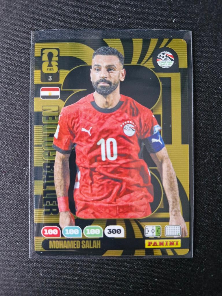 Golden Baller Mohamed Salah - Panini Adrenalyn XL WK 2026, Ophalen of Verzenden, Zo goed als nieuw, Plaatje