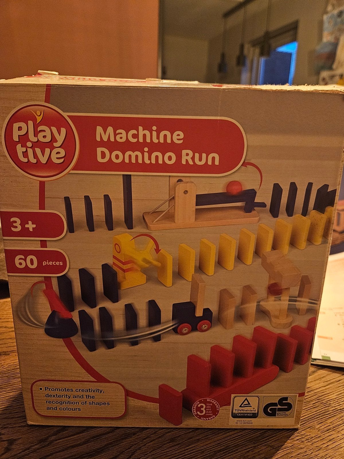 Playtive Domino Run Machine - 60-delige dominobaan, Ophalen of Verzenden, Nieuw, Overige typen