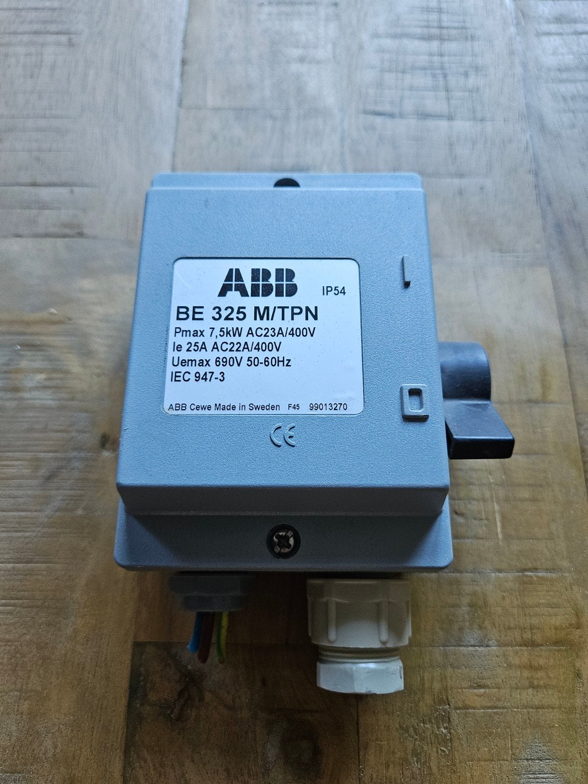 ABB BE 325 M/TPN Schakelaar 7,5kW 25A IP54, Ophalen of Verzenden