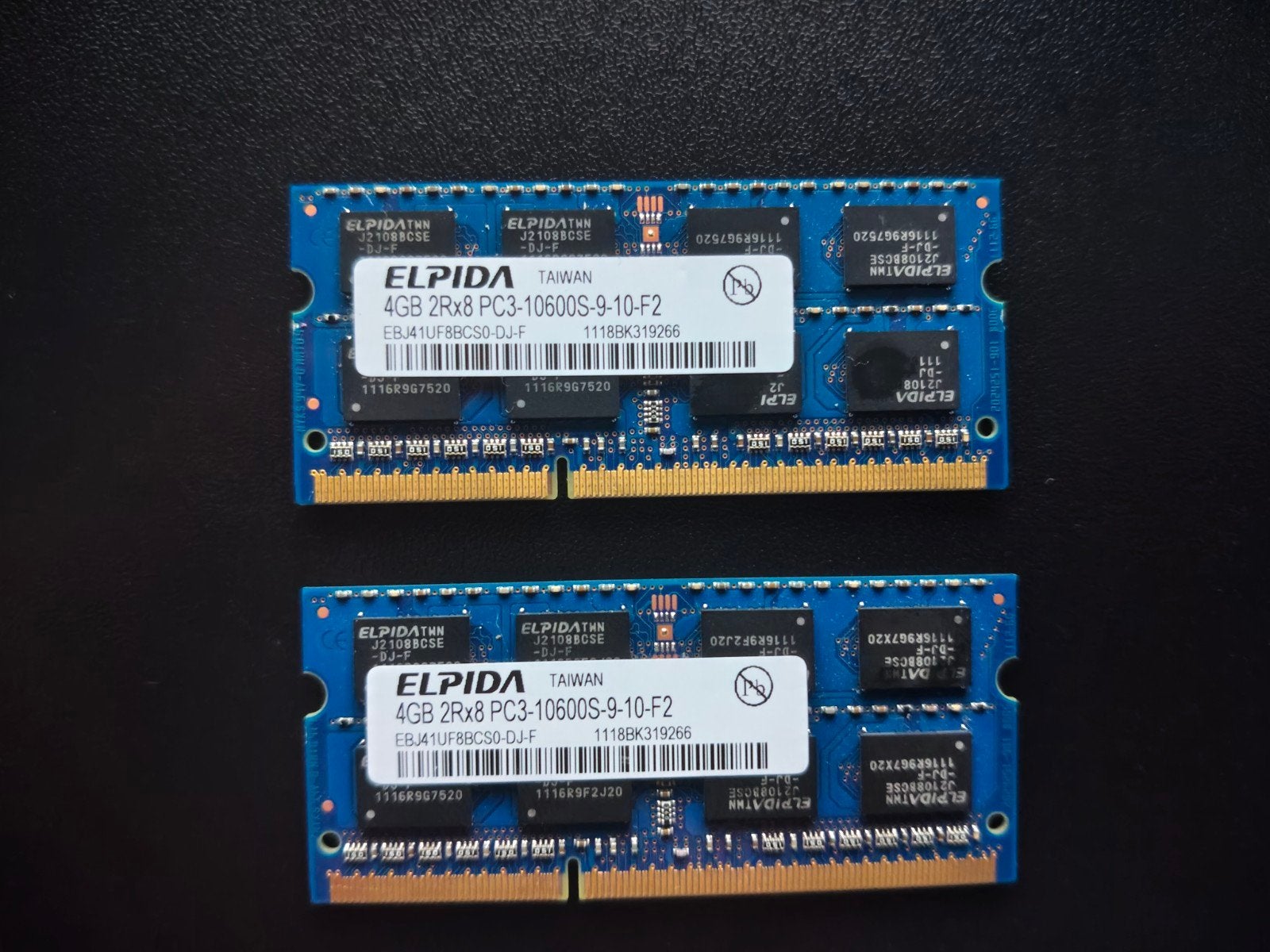 2x 4GB DDR3 Laptop RAM (8GB Totaal), Computers en Software, Gebruikt, Verzenden, 8 GB, DDR3