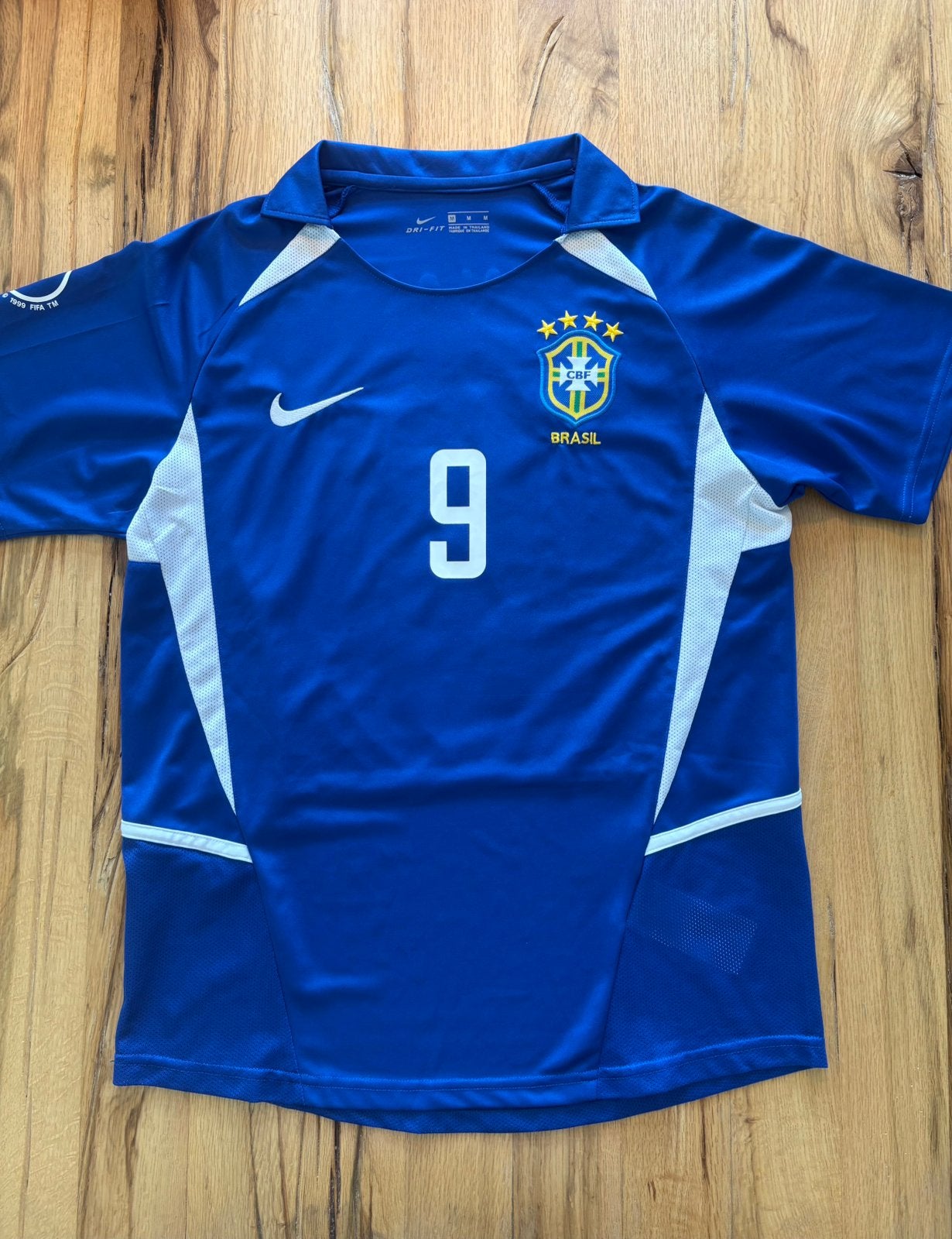 Brasil Nike Retro shirt Ronaldo maat M, Verzenden, Zo goed als nieuw, Shirt