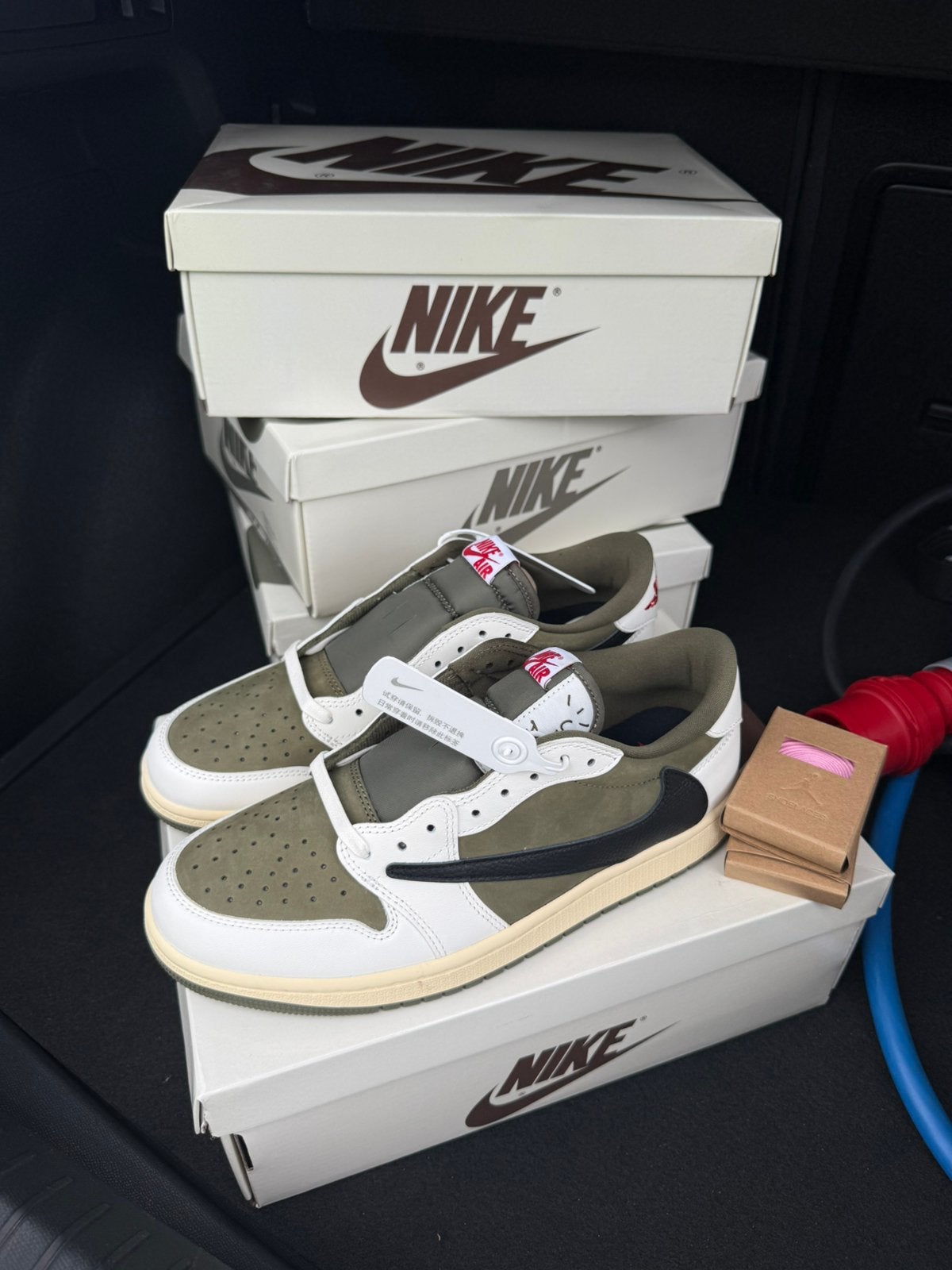 Nike Air Jordan 1 Low OG Travis Scott Medium Olive 42 t/m 43, Kleding | Heren, Ophalen of Verzenden, Nieuw
