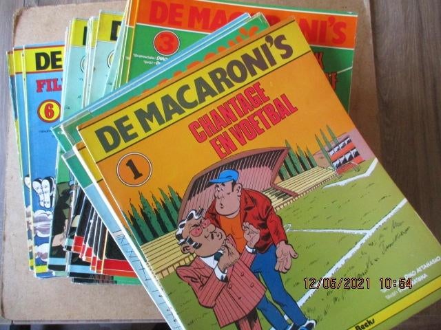 adv2057 de macaronis, Boeken, Stripboeken, Gelezen, Eén stripboek, Ophalen