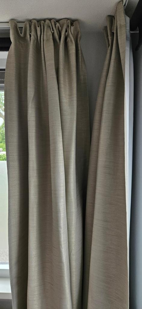 Ikea vilborg half verduisterend gordijn, Huis en Inrichting, 100 tot 150 cm, 200 cm of meer, Beige, Nieuw