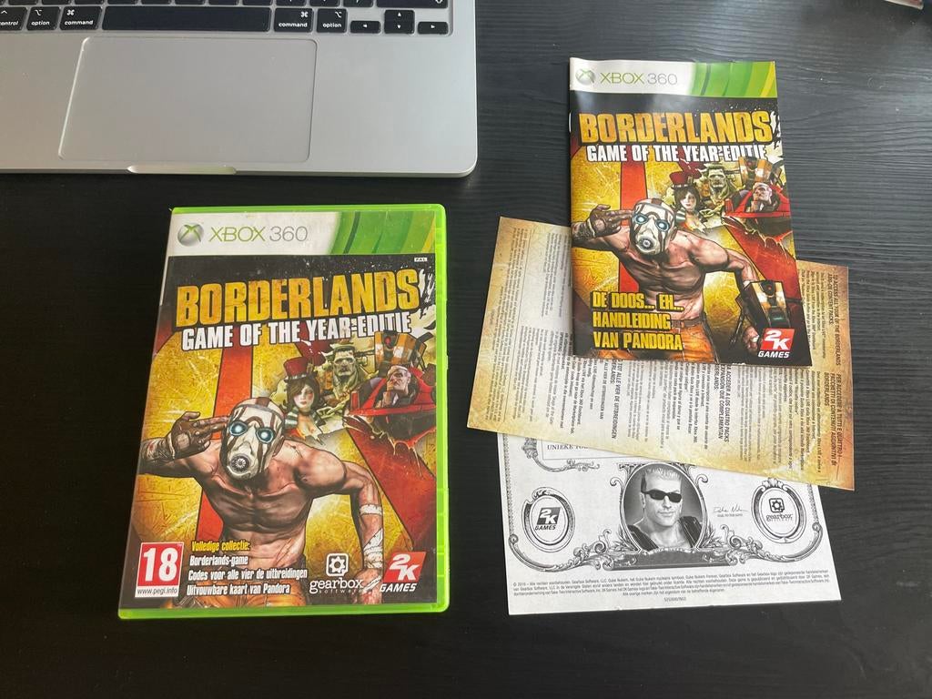 Borderlands Game of the Year Edition Xbox 360, Online, Gebruikt, Vanaf 18 jaar, Shooter