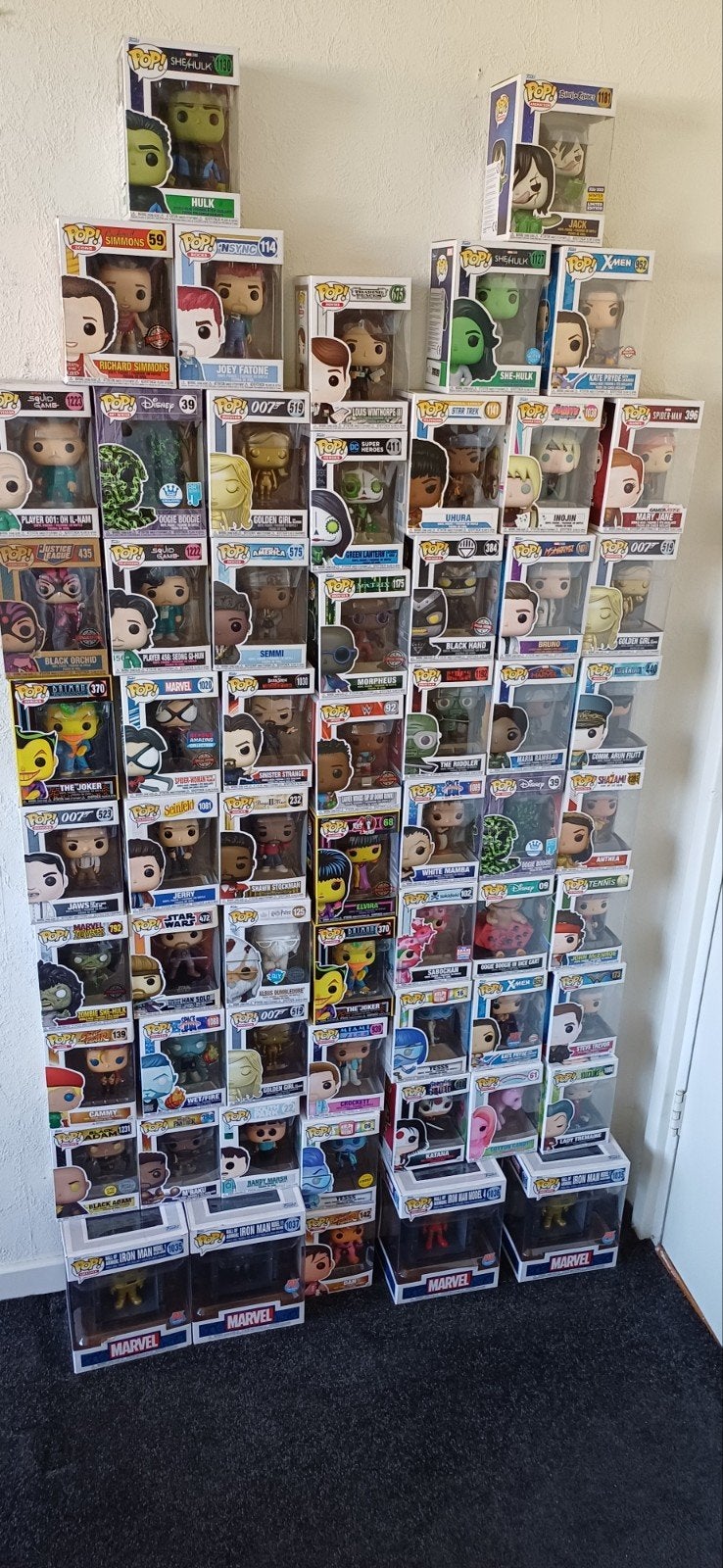 Partij Funko's / Funko. Div. uitvoeringen. Pop! Marvel., Ophalen of Verzenden