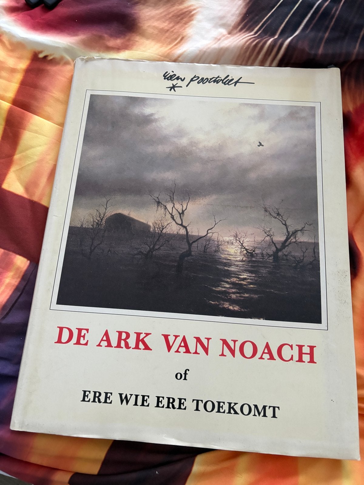 De Ark van Noach - Rien Poortvliet (Geïllustreerd), Ophalen of Verzenden, Gelezen, Natuur algemeen