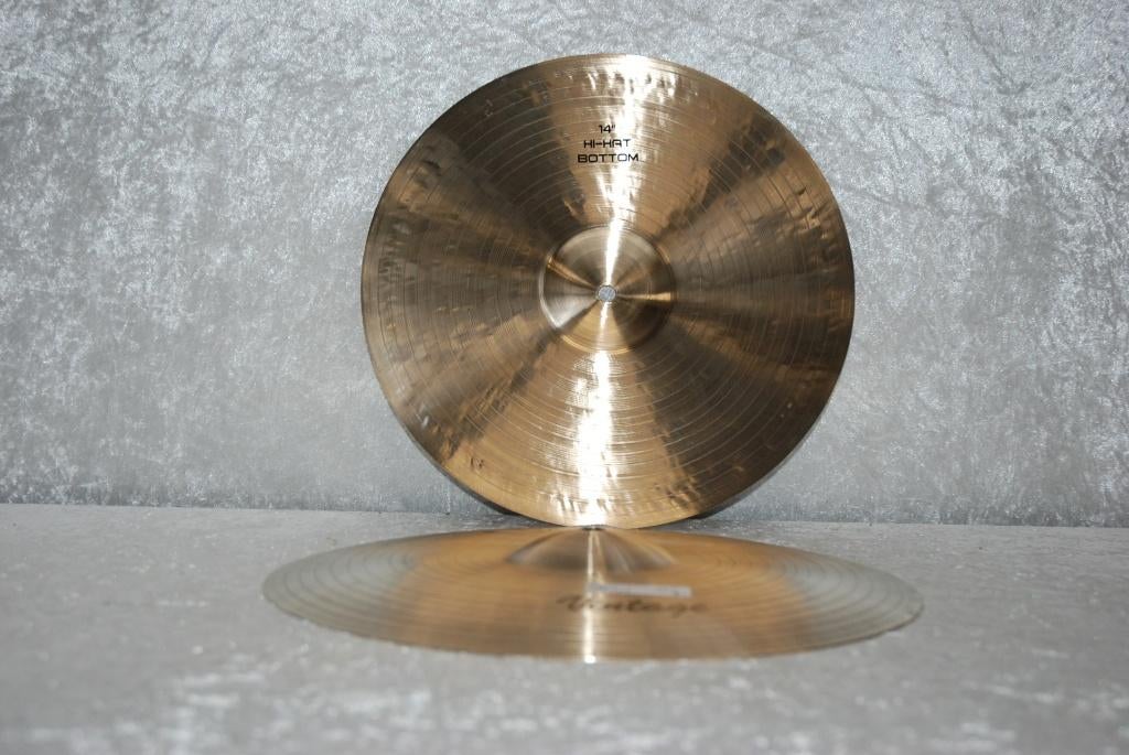 NIEUW!  Soultone Vintage hihats 1010/1268gr 14 inch, ., Drums of Percussie, Nieuw, Ophalen of Verzenden