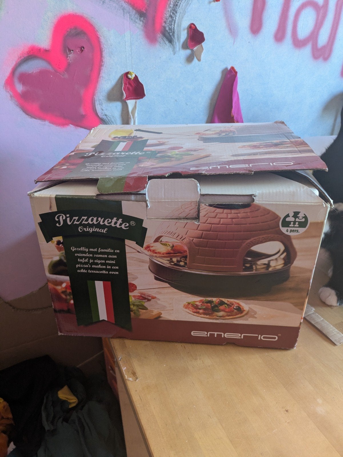 Emerio Pizzarette Original - Pizzaoven voor 4 personen, Ophalen of Verzenden, Zo goed als nieuw