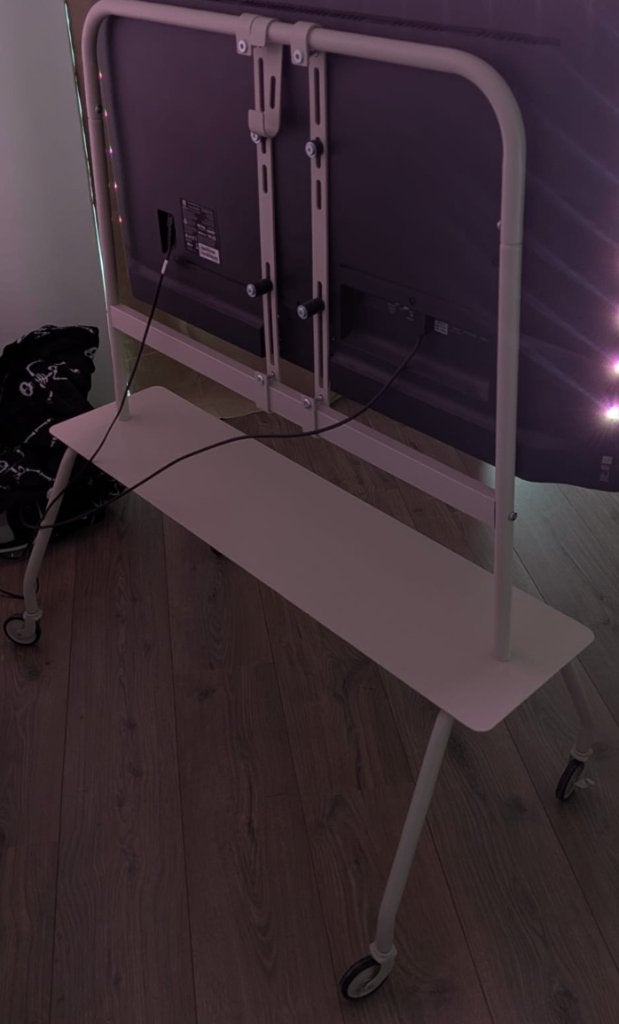 EJDRUP JYSK TV MEUBEL, Huis en Inrichting, Ophalen, 100 tot 150 cm, Zo goed als nieuw, Minder dan 100 cm
