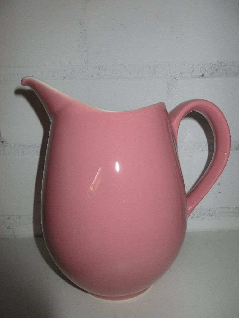Vintage pastel roze Regout Maastricht Sphinx kan schenkkan, Gebruikt, Ophalen of Verzenden, Bord(en), Overige stijlen