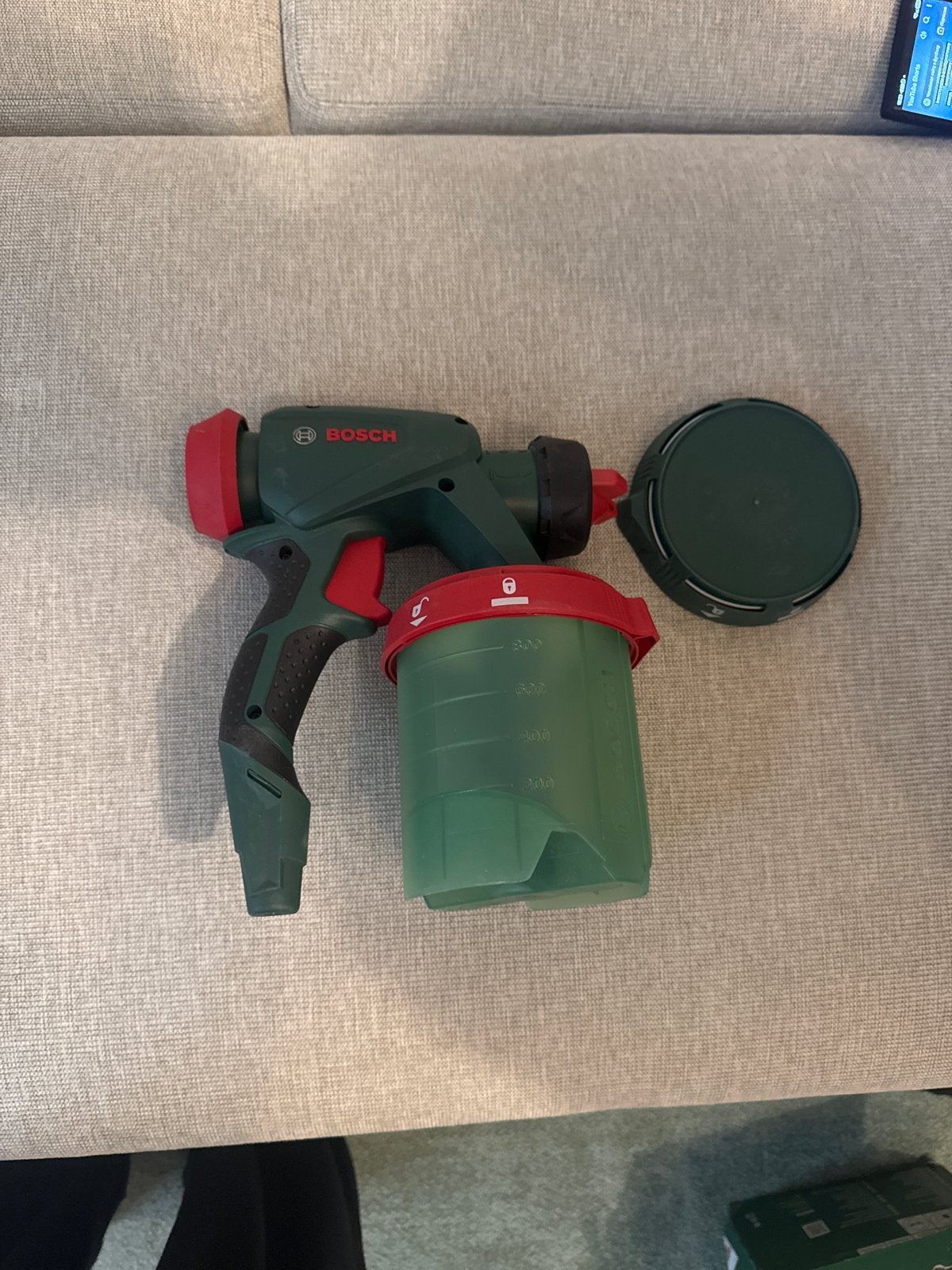 Bosch Fijne Verfspuitpistool - Nauwkeurig en Efficiënt, Doe-het-zelf en Verbouw, Ophalen, Gebruikt, Verfspuit of Verfpomp