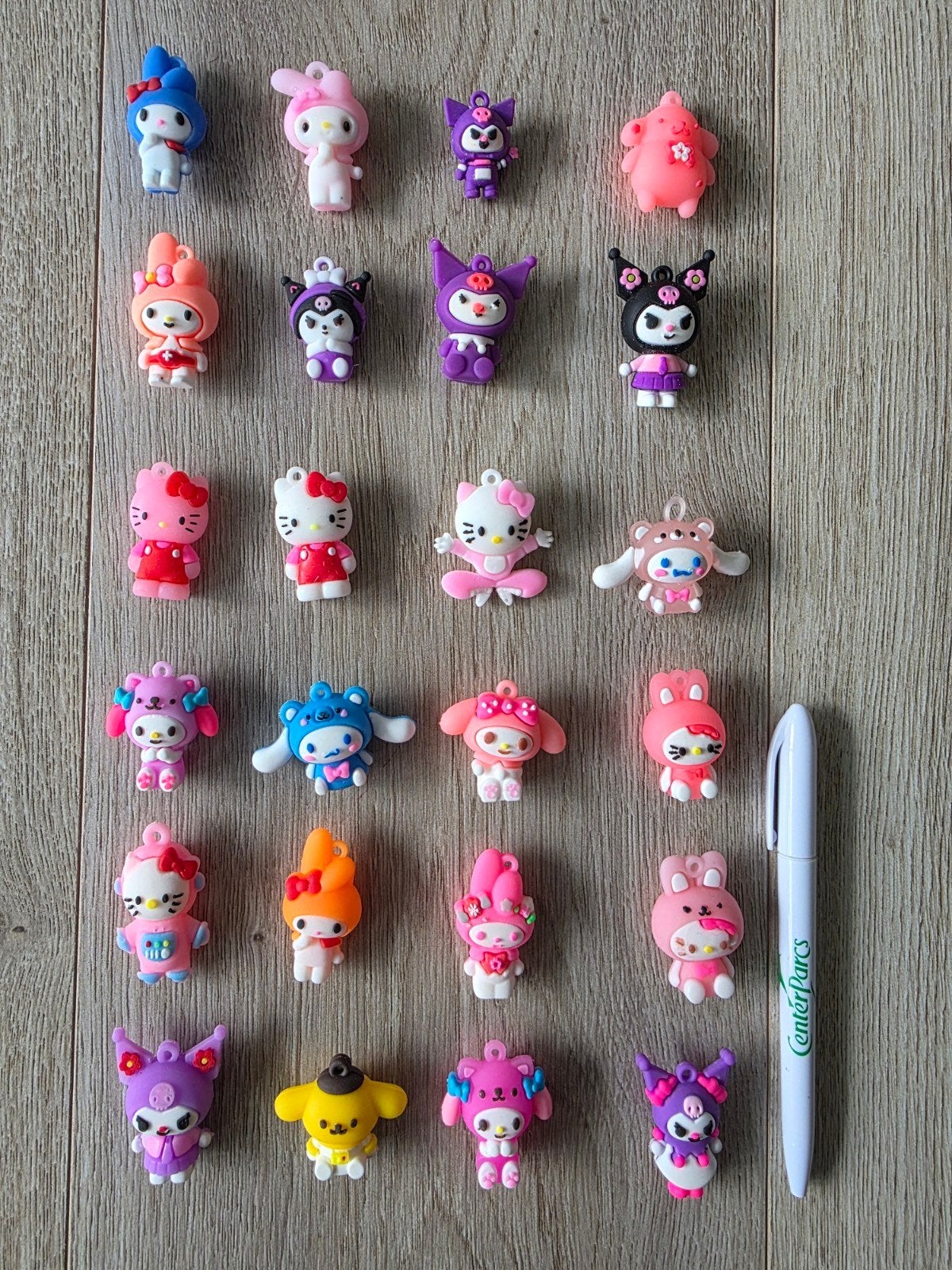 Sanrio Hello Kitty & Friends bedels/sleutelhangers, Ophalen of Verzenden, Zo goed als nieuw