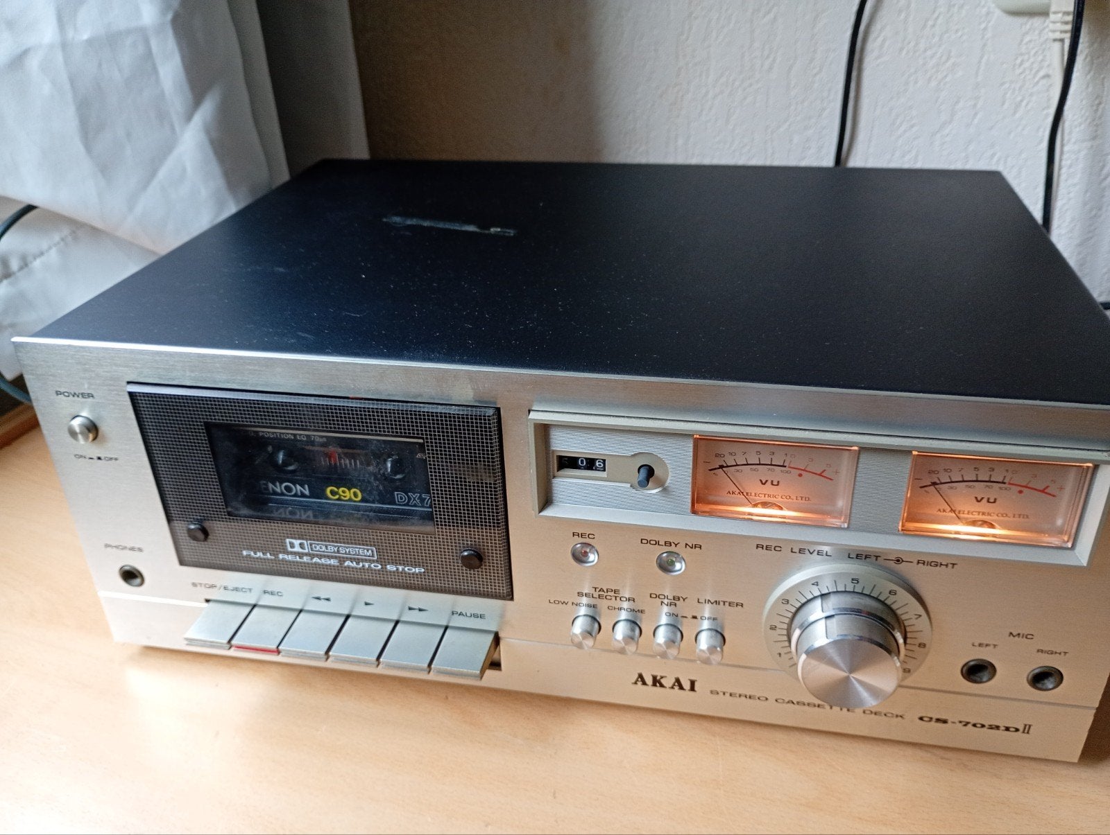 Akai CS 702 DII Cassette deck, Ophalen of Verzenden, Akai, Tape counter