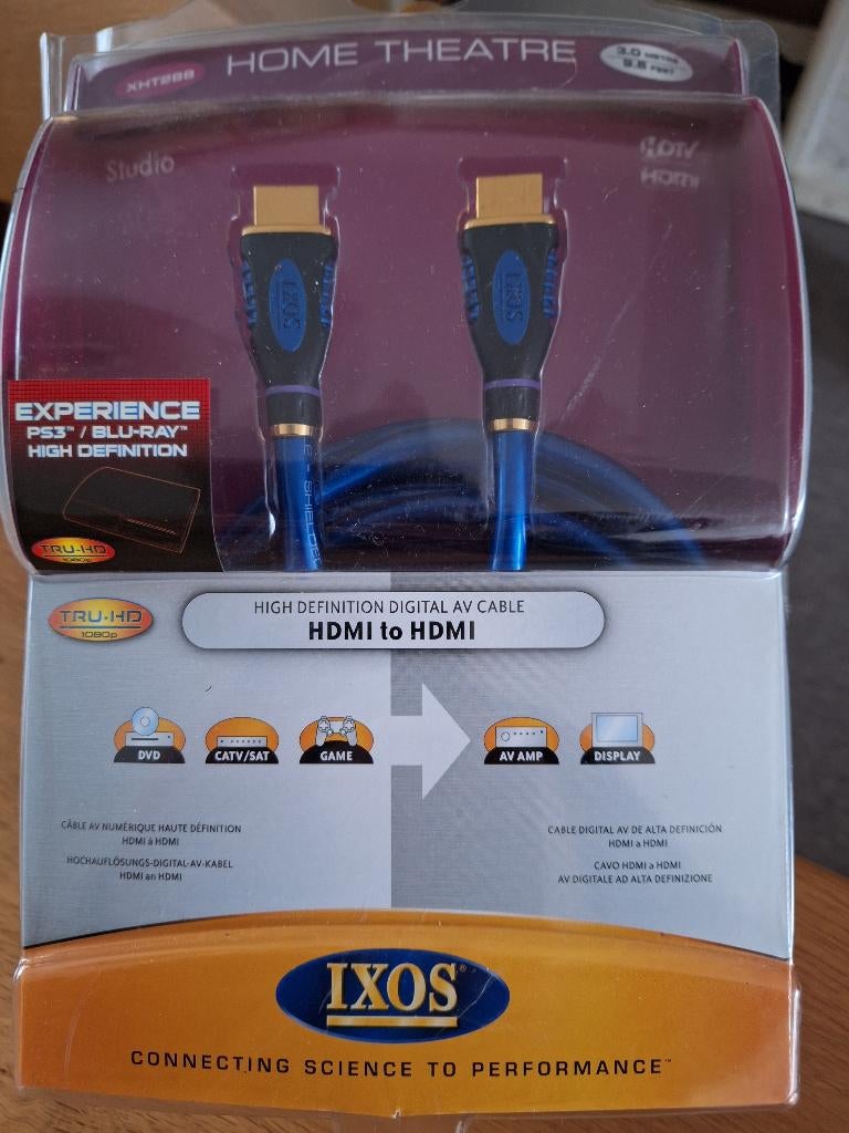 Ixos, HDMI-kabel, XHT228-300, Ophalen of Verzenden, Nieuw, 2 tot 5 meter, HDMI-kabel