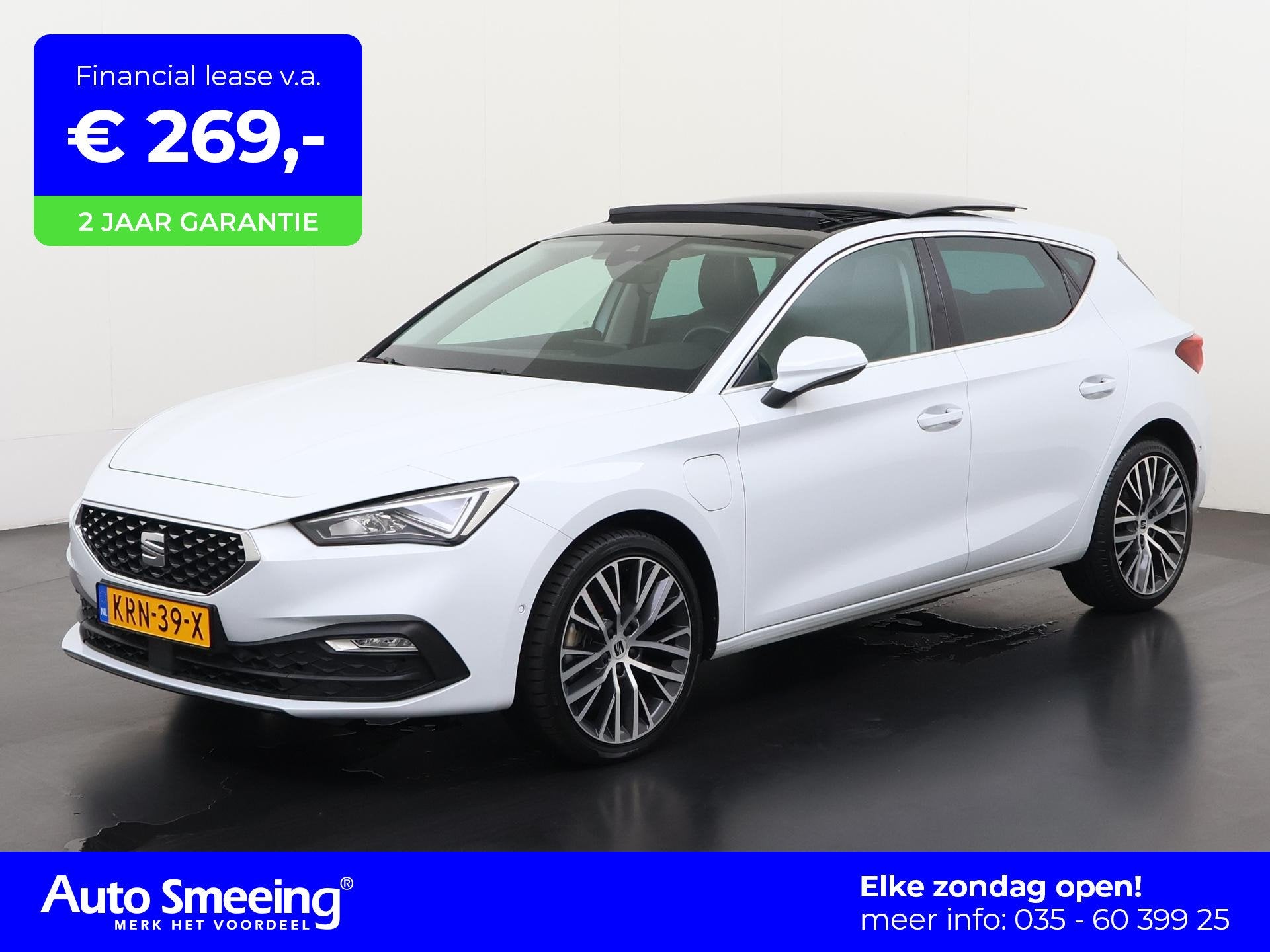 SEAT Leon 1.4 TSI eHybrid PHEV Xcellence | Schuifdak | Stuur, Auto's, Seat, Stof, Gebruikt, Euro 6, Leon