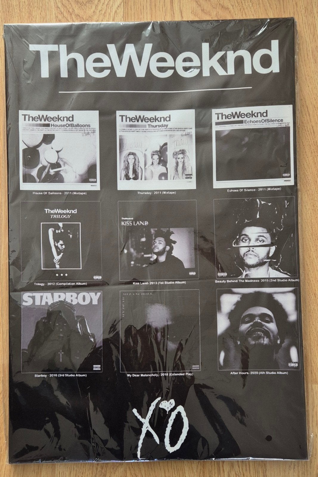 The Weeknd Album canvasdoek - House of Balloons, Starboy, Ophalen of Verzenden, Nieuw in verpakking, Pop, Album