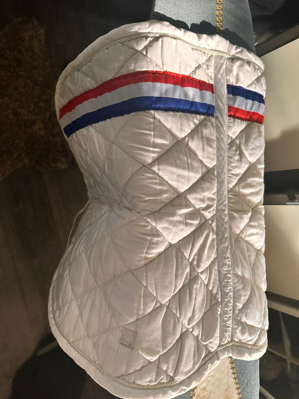 Wit Dresuur dekje full, Dieren en Toebehoren, Full (L), Dressuurdekje, Ophalen of Verzenden, Harry's Horse