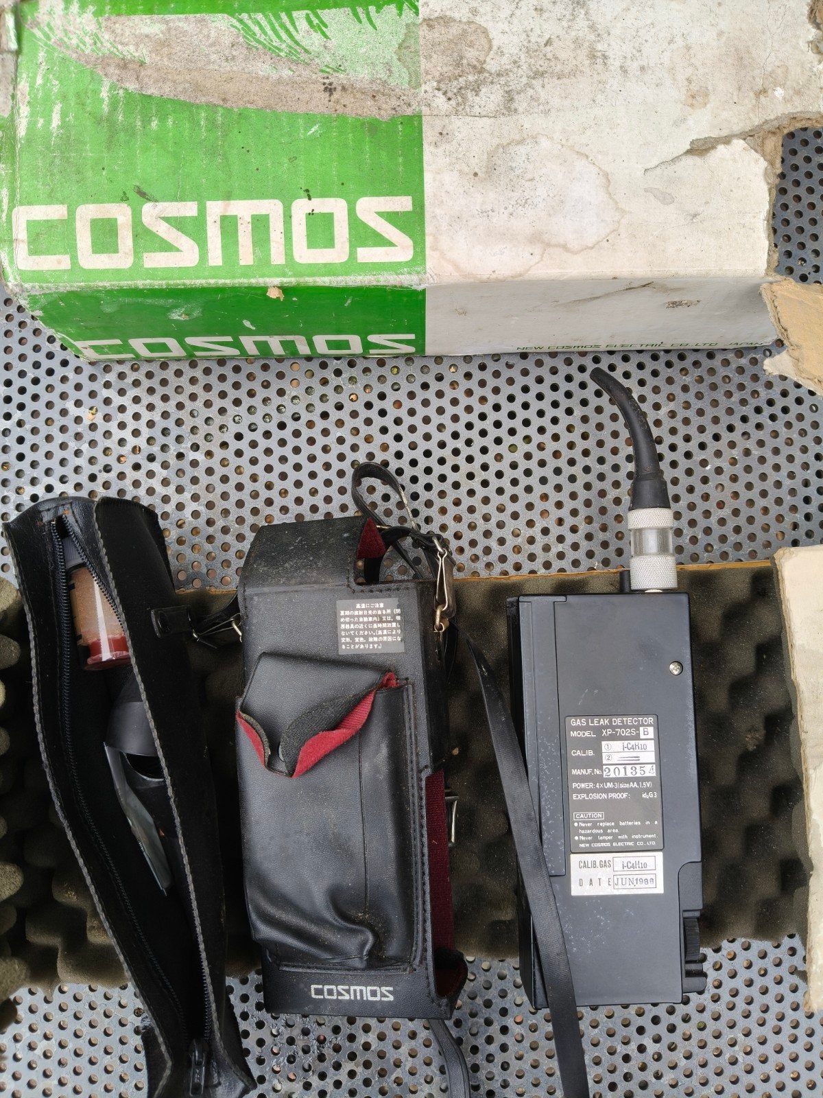 Vintage COSMOS XP-702S Gaslekdetector, Ophalen of Verzenden, Gebruikt