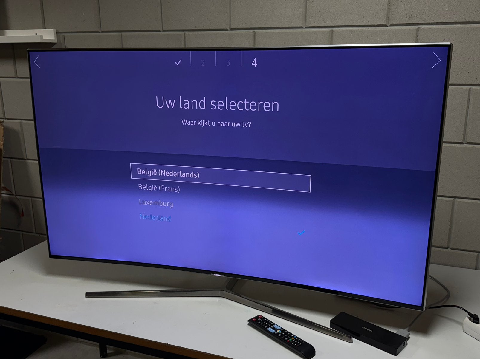 Samsung UE55KS9000 Curved 55 inch 4K SUHD Smart TV Compleet, Audio, Tv en Foto, Televisies, Ophalen, Zo goed als nieuw, 100 cm of meer