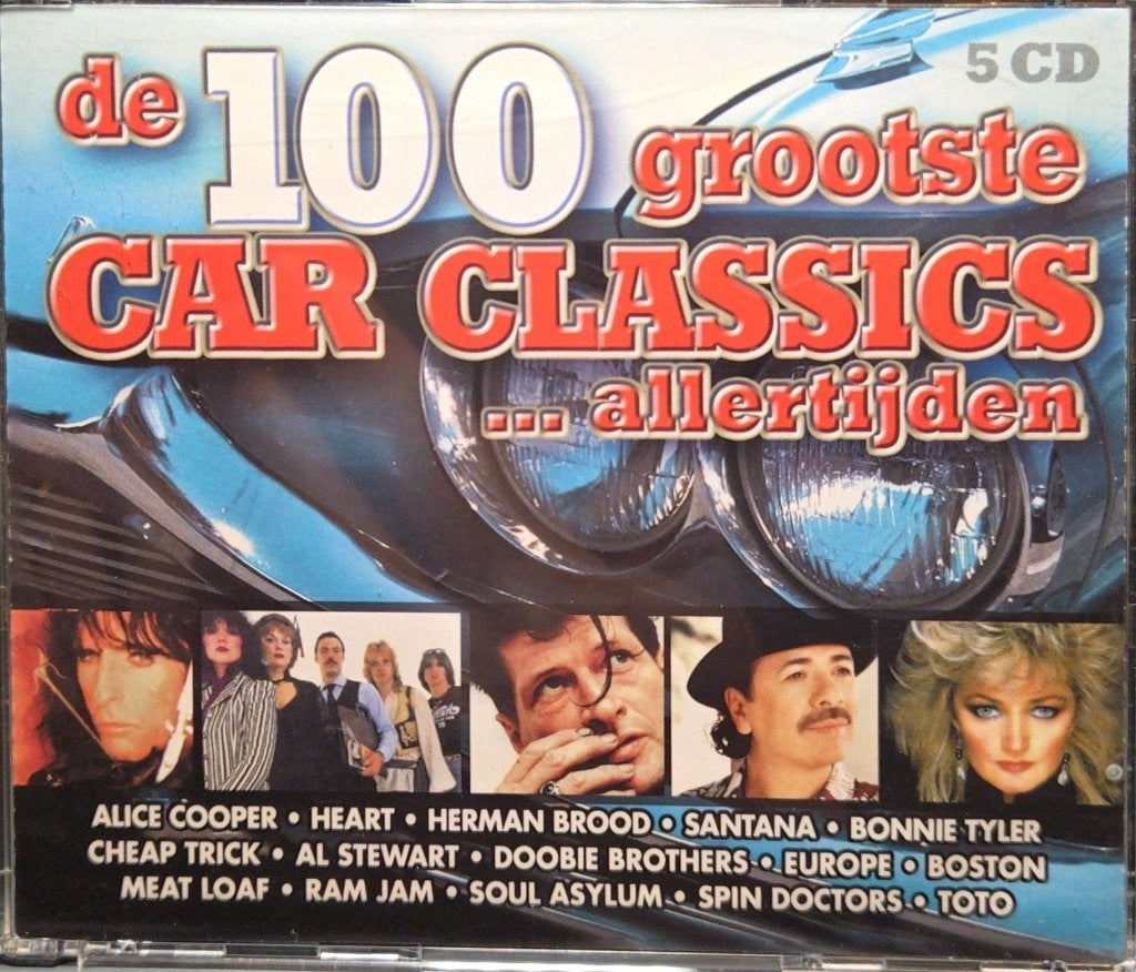 100 grootste CAR CLASSICS allertijden=5cd maar #4 ontbreekt, Ophalen of Verzenden, Zo goed als nieuw, Pop