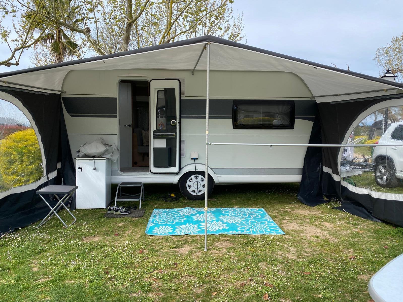 Caraven luifel van goldcamp en tent doek van tencate., Ophalen, Gebruikt, Tot en met 4