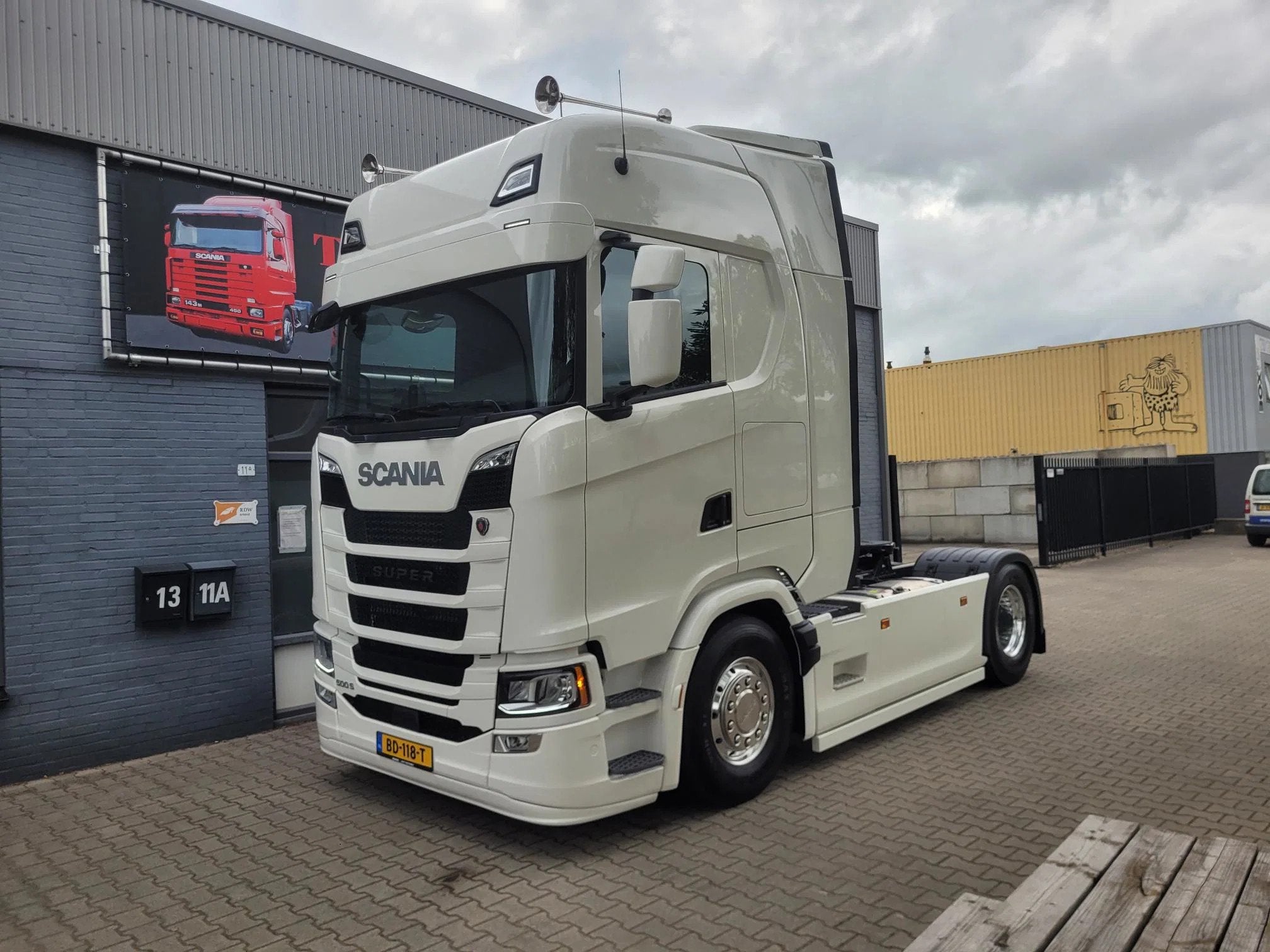 Scania 500S NGS A4X2NA retarder steel/air 4ballons Hydraulik, Automaat, Euro 6, Scania, Wit