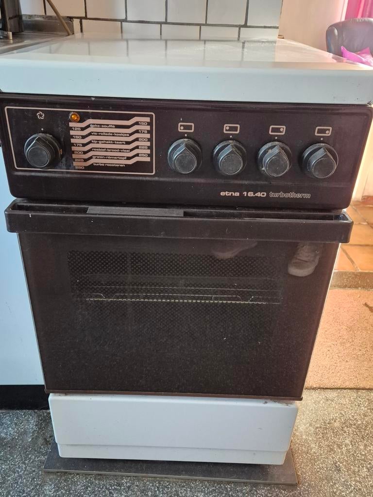 Etna 16.40 Turbotherm Fornuis met Oven - Gas, Ophalen, Gebruikt, Hete lucht, 60 cm of meer