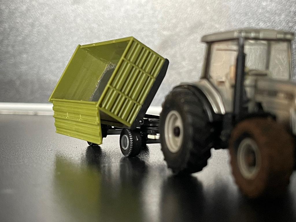 Agri-2878: Fortuna verhoogde kantelbare schamel-aanhanger, Ophalen of Verzenden, Zo goed als nieuw, Hijskraan, Tractor of Landbouw