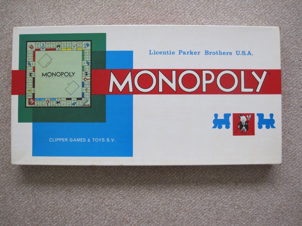 Monopoly van Clipper compleet van de jaren 80 in goede staat, Vijf spelers of meer, Ophalen of Verzenden, Zo goed als nieuw, Clipper