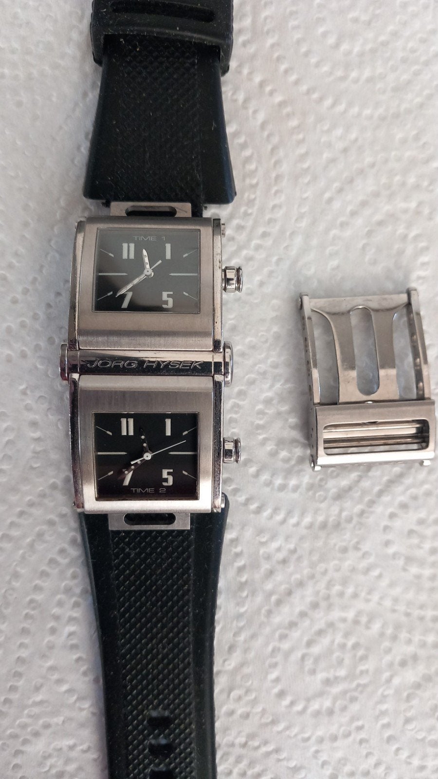 Jorg Hysek quartz horloge, Sieraden, Tassen en Uiterlijk, Overige Accessoires, Ophalen