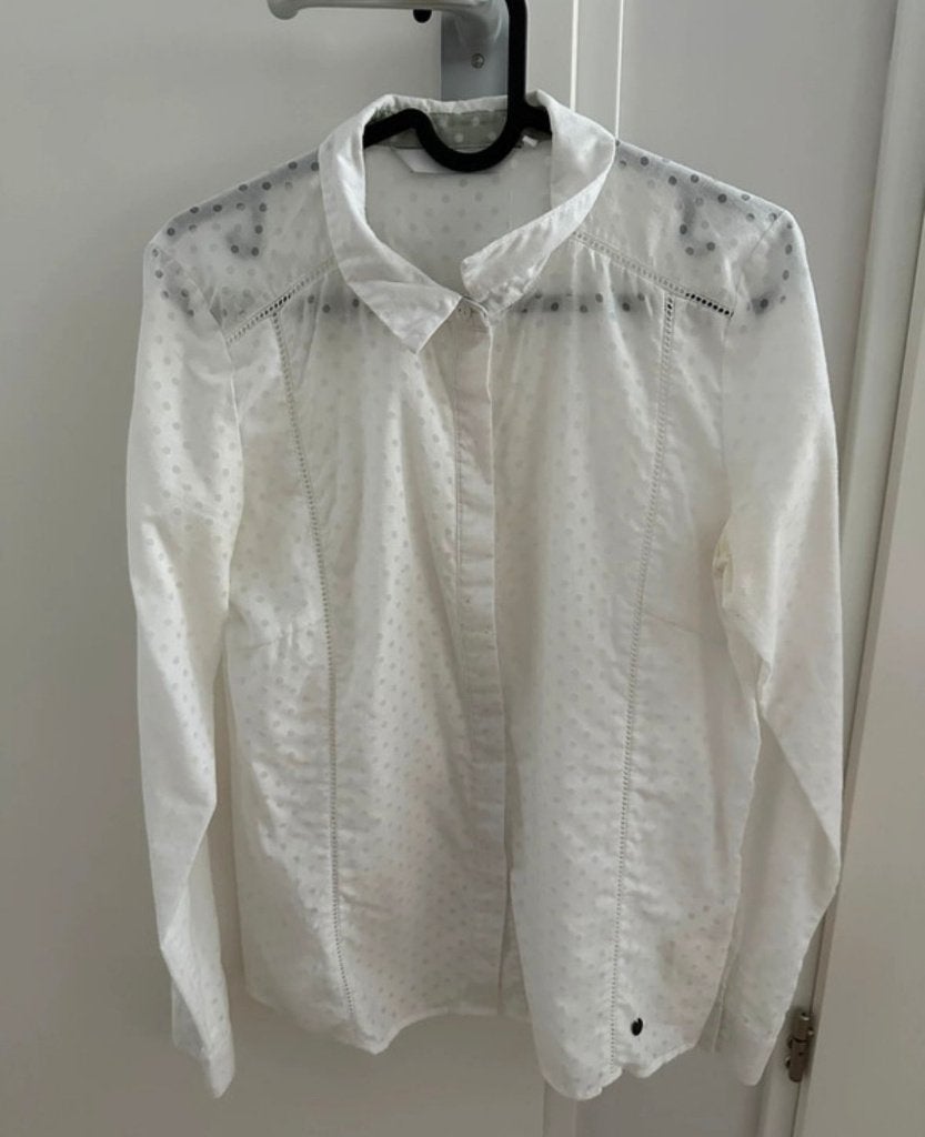 Witte blouse Numph, Kleding | Dames, Wit, Ophalen of Verzenden, Numph, Maat 36 (S)