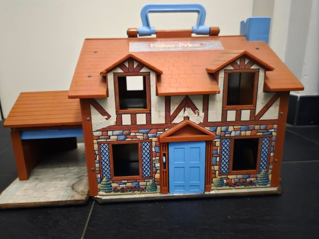 Vintage speelhuis Fisher Price, Kinderen en Baby's, Speelgoed | Poppenhuizen, Ophalen of Verzenden, Gebruikt, Poppenhuis